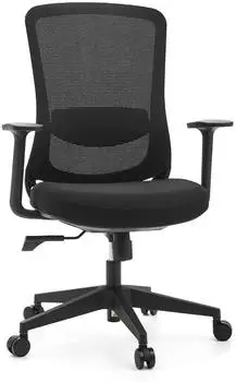 HJH Office Sedito B&uuml;rostuhl Mesh-R&uuml;cken, schwarz (751020)