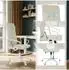 HJH Office STRYKA W Bürostuhl Stoff, beige/weiß, mit Armlehnen (729495)