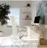 HJH Office STRYKA W Bürostuhl Stoff, beige/weiß, mit Armlehnen (729495)