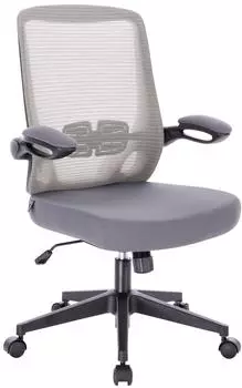 Svita TOM B&uuml;rostuhl ergonomisch, h&ouml;henverstellbar, grau (91252)