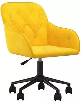 vidaXL Drehstuhl Samt, gelb (344874)
