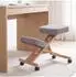 MCW Kniestuhl MCW-Q46 höhenverstellbar, Stoff/Textil (200g/m²), grau (101449)
