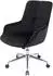 MCW J64 Bürostuhl mit Armlehne, höhenverstellbar, Samt, schwarz (79116)