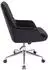 MCW J64 Bürostuhl mit Armlehne, höhenverstellbar, Samt, schwarz (79116)