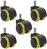 MCW Hartbodenrollen H86 5er-Set, 50mm, 150kg, gelb (800000644332)