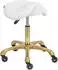 Physa YORK WHITE_GOLD Sattelhocker ergonomisch 55-70cm, 150kg (PHYSA YORK WHITE_GOLD)