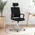 Idimex Herry Bürodrehstuhl mit Kopfstütze und Armlehnen, ergonomisch, schwarz