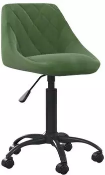 vidaXL B&uuml;rostuhl Samt, dunkelgr&uuml;n