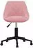 vidaXL Drehbarer Bürostuhl, rosa Samt (335489)