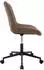 ML-Design Bürostuhl Kunstleder, höhenverstellbar, 360° drehbar, braun