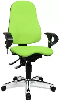 Topstar Sitness 10 B&uuml;rodrehstuhl apfelgr&uuml;n, mit Armlehnen (SI59UG05H)