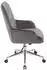 MCW MCW-J64 Bürostuhl Samt, höhenverstellbar, dunkelgrau (79109)