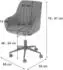 MCW MCW-J62 Bürostuhl Textil anthrazit mit Armlehne (800000502088)