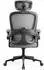Diablo Chairs V-Light Bürostuhl ergonomisch, grau-schwarz