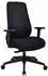 HJH Office Verviq Bürostuhl ergonomisch, Netzstoff/Stoff, schwarz