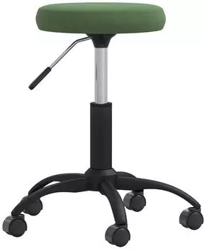vidaXL Massagehocker Samt dunkelgrün (3085741)
