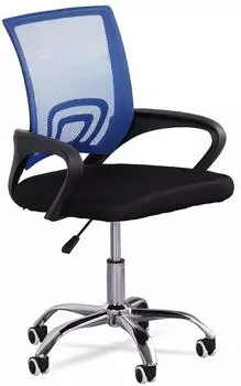 MUWO Director Büro-Drehstuhl, Mesh, höhenverstellbar, navy
