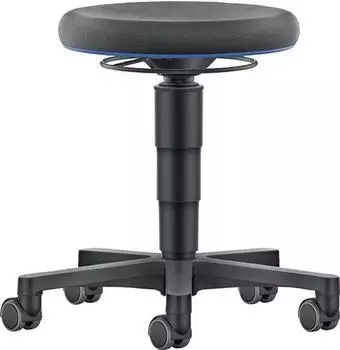 Bimos Drehhocker Integralschaum schwarz, Sitzh&ouml;he 450-650mm (9463-2000-3277-532)