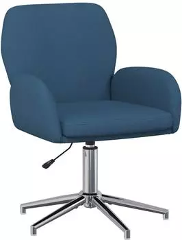 vidaXL Drehstuhl Stoff, blau (42034343)
