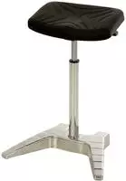 STIER Stehhilfe XL 600&ndash; | 850 mm 12&deg; Neigung schwarz mit Griff und Rollen