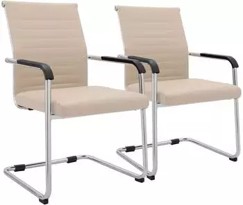 CLP Hakon Freischwinger 2er-Set, Lederoptik