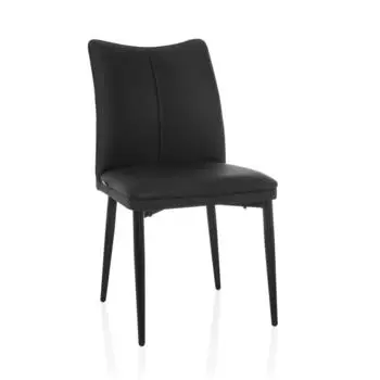 hjh Living VISETO Esszimmerstuhl Kunstleder, schwarz (729491)