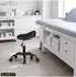 HJH Office Sattix Sattelhocker Kunstleder, schwarz (800411)