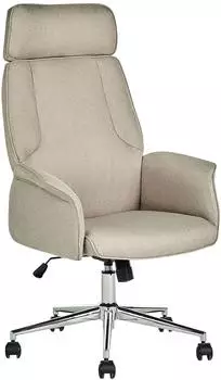 Beliani Pilot B&uuml;rostuhl, Stoff, beige (PILOT)