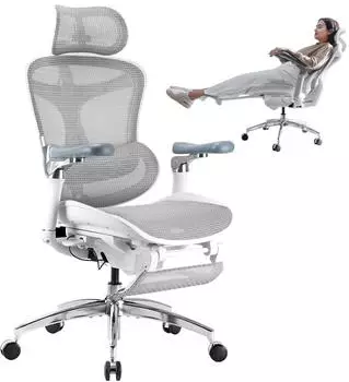 SIHOO Doro C300 Pro with footrest white