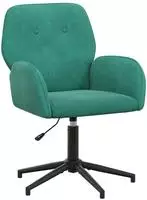 vidaXL Drehstuhl Samt 54 x 55 x 90 cm T&uuml;rkis