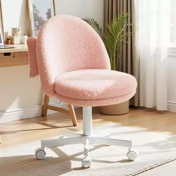 Comhoma CH710 B&uuml;rostuhl ohne Armlehnen, h&ouml;henverstellbar, rosa (CH710-PINK-TV)