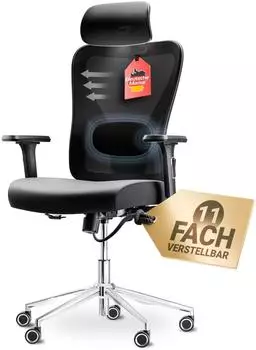 LUTIVO AlphaSeat Schwarz