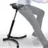 Werkfox Ergonomischer Stehhocker schwarz (180110123)