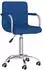 vidaXL Bürostuhl drehbar, blau, Stoff (334671)