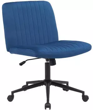 CLP B&uuml;rostuhl Kingman Samt, blau