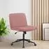 CLP Kingman Bürostuhl Samt, pink (325354)