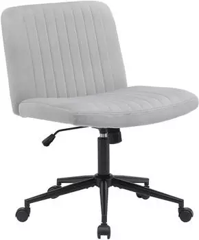 CLP B&uuml;rostuhl Kingman Samt, hellgrau (325352)