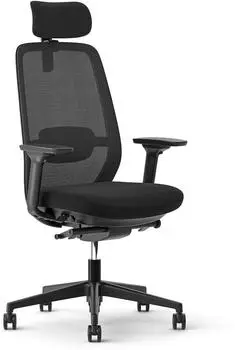 Nowy Styl Elovie B&uuml;rostuhl Mesh, schwarz (WWELO001-00000003)