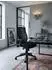 KADIMA DESIGN Bürostuhl Stoff, schwarz, mit Armlehne, 120kg (800001030922)
