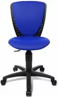 Topstar 70570BB60, Topstar Kinderdrehstuhl High S'cool, 70570BB60 Stoff blau, Gestell