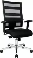 Topstar B&uuml;rostuhl X-Pander, 9590T200 Stoff schwarz, Gestell alu