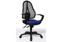 Topstar Op20QG26, Topstar B&uuml;rodrehstuhl Open Point SY, schwarz/blau / schwarz, mit