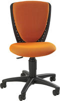 Topstar Kinderdrehstuhl High S'cool, 70570 BB40 Stoff orange, Gestell schwarz