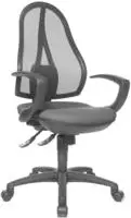 Topstar OP290UG20, Topstar B&uuml;rostuhl Open Point SY Deluxe, OP290UG20 Stoff schwarz,