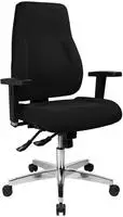 Topstar PI99GBC0, Topstar B&uuml;rostuhl Point 91, PI99GBC0 Stoff schwarz, Gestell alu