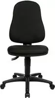 Topstar B&uuml;rostuhl Point 60, 8169G20 Stoff schwarz, Gestell chrom