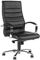 Topstar Chefsessel TD LUX 10, 8779A80 Leder schwarz, Gestell chrom