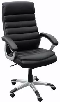 Amstyle Valencia Chefsessel schwarz