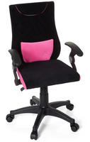 MID.YOU JUGENDDREHSTUHL Schwarz, Pink 50x87-97x40 cm