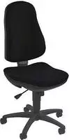 Topstar 8550SG20, Topstar B&uuml;rodrehstuhl Support SY, schwarz / schwarz, mit